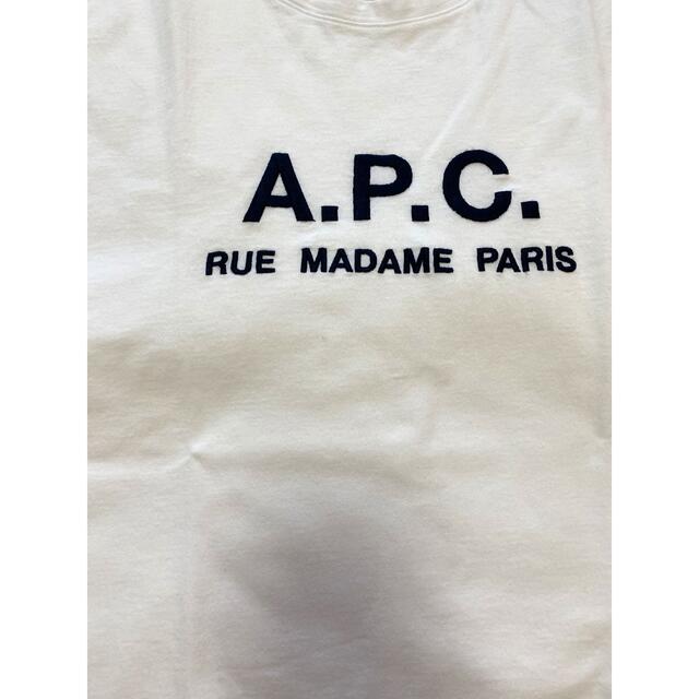 A.P.C(アーペーセー)の☆S☆様専用！APC ロゴTシャツ　xs レディースのトップス(Tシャツ(半袖/袖なし))の商品写真