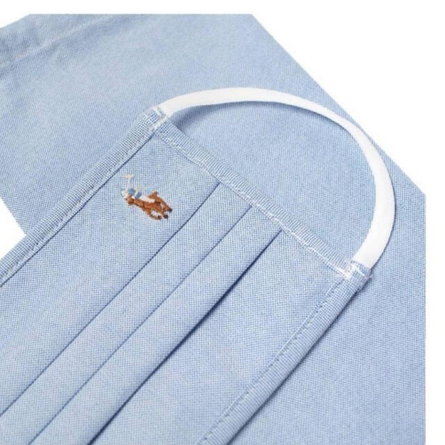 POLO RALPH LAUREN(ポロラルフローレン)の【新品未使用】ラルフローレン マスク ブルー M/L マスクケース付き メンズのメンズ その他(その他)の商品写真