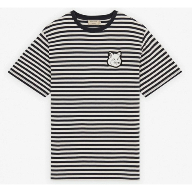 MAISON KITSUNE'(メゾンキツネ)のメゾンキツネ　ボーダーTシャツ レディースのトップス(Tシャツ(半袖/袖なし))の商品写真