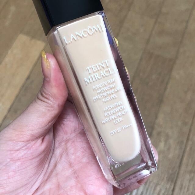 LANCOME(ランコム)の最終値下げ【ランコム】タンミラク リキッド　ファンデーション　PO-03 コスメ/美容のベースメイク/化粧品(ファンデーション)の商品写真