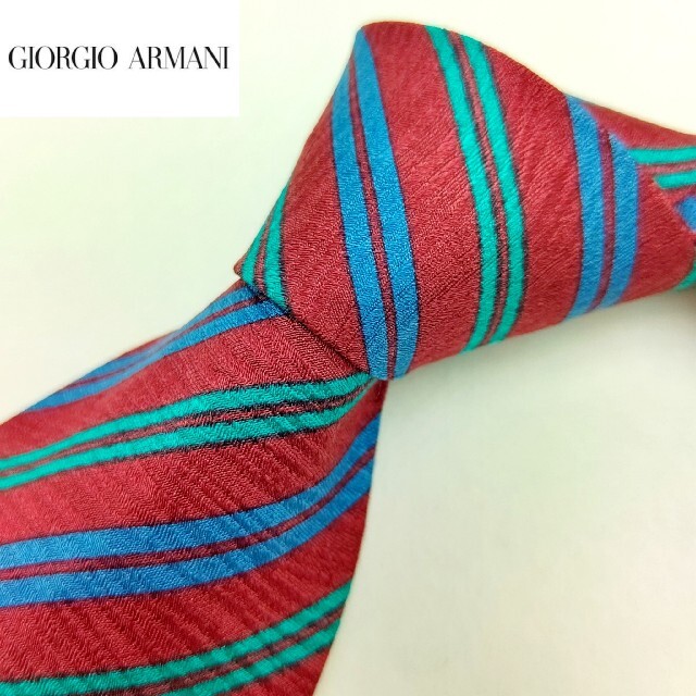 Giorgio Armani - 【送料無料】GIORGIO ARMANI/レジメネクタイの通販 by もぐちゃん's shop｜ジョルジオ