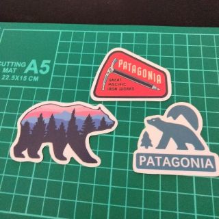 パタゴニア(patagonia)のパタゴニアステッカー３点(ステッカー)