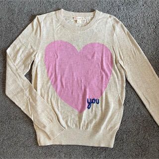 ピンクラテ(PINK-latte)のJcrew＊ハート　コットンニット＊ラブトキ　ピンクラテ　ジンボリー(ニット)