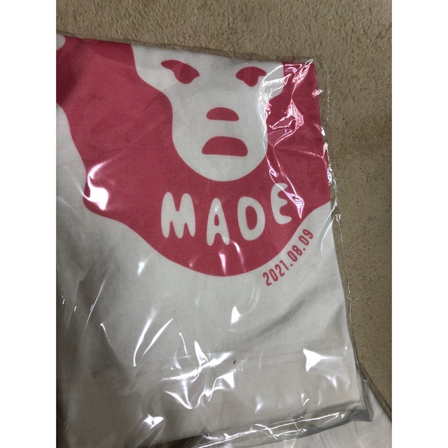 HUMAN MADE(ヒューマンメイド)の【新品未使用】HUMAN MADE HM FACE ロゴTシャツ　ピンク　XL メンズのトップス(Tシャツ/カットソー(半袖/袖なし))の商品写真