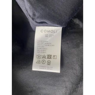 COMOLI 22ss ウールシルク スキッパー 半袖シャツ 3 コモリ