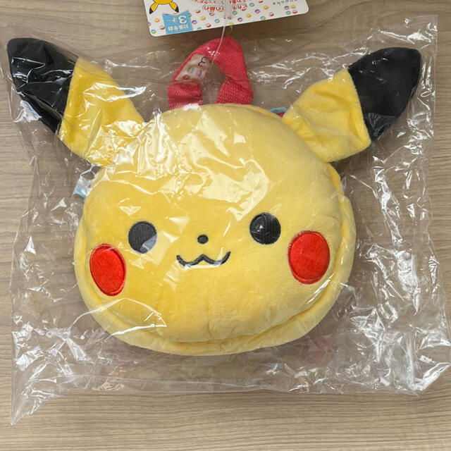 ポケモン(ポケモン)のモンポケ はじめてのフェイスリュック ピカチュウ キッズ/ベビー/マタニティのこども用バッグ(リュックサック)の商品写真