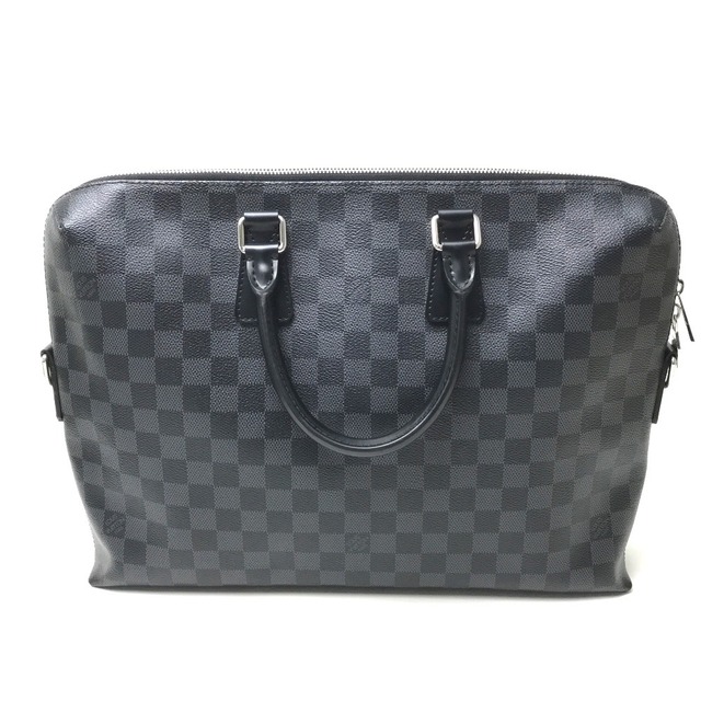 ルイヴィトン LOUIS VUITTON ポルト・ドキュマン・ジュール N48224 ダミエ・グラフィット 2WAY ビジネスバッグ ダミエグラフィットキャンバス ブラック