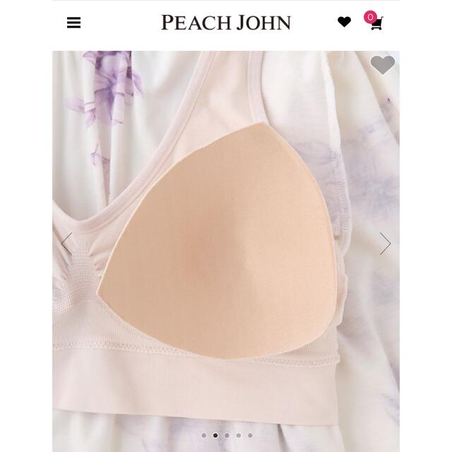 PEACH JOHN(ピーチジョン)のPEACH JOHN ルームウェア　ワンピース　ナイトブラ内蔵 レディースのルームウェア/パジャマ(ルームウェア)の商品写真