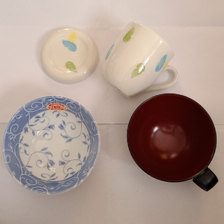 【未使用】茶碗&お椀&マグカップセット(食器)