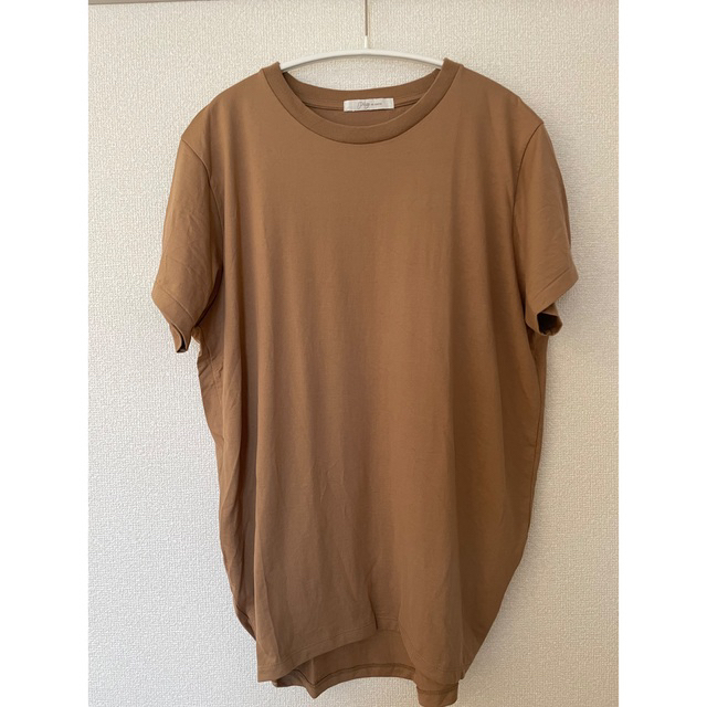 Plage(プラージュ)のPlage Nuance Tシャツ New キャメル メンズのトップス(Tシャツ/カットソー(半袖/袖なし))の商品写真