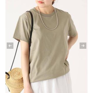 プラージュ(Plage)のPlage Nuance Tシャツ New カーキ　新品未使用タグ付き(Tシャツ(半袖/袖なし))