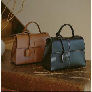 トゥデイフル(TODAYFUL)のL'Or One-handle Square Bag Black(ハンドバッグ)