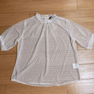 ダブルクローゼット(w closet)のシースルー　トップス(シャツ/ブラウス(半袖/袖なし))