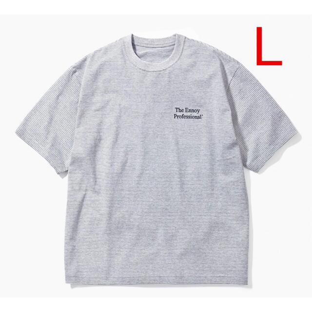 ennoy BORDER T-SHIRTS (NAVY × WHITE)-