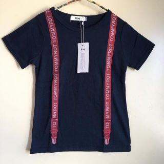 コエ(koe)の新品★KOE コエ★サスペンダー風プリントTシャツ　120(Tシャツ/カットソー)