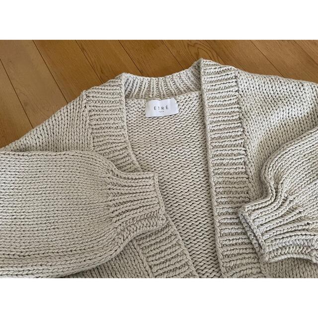 【完売】ETRE TOKYO HAND MADE KNIT GOWNグレー