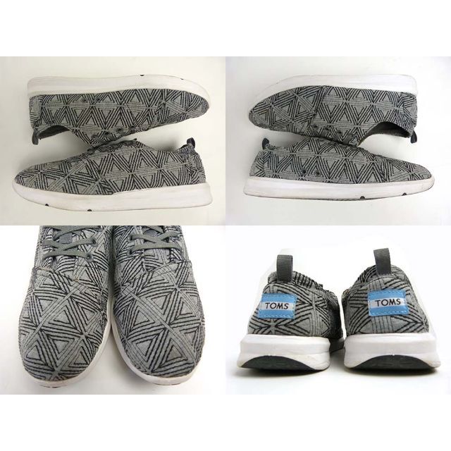 TOMS(トムズ)のToms /トムズ 幾何学柄 刺繍入りスニーカー  US8(26cm相当) メンズの靴/シューズ(スニーカー)の商品写真