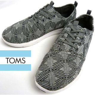 トムズ(TOMS)のToms /トムズ 幾何学柄 刺繍入りスニーカー  US8(26cm相当)(スニーカー)