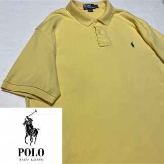 ポロラルフローレン(POLO RALPH LAUREN)の90s 古着 ポロ ラルフローレン 刺繍ロゴ ビッグシルエット ゆるだぼ(ポロシャツ)