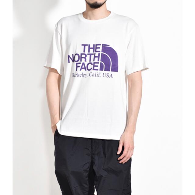 THE NORTH FACE PURPLE LABEL ロゴプリントTシャツ