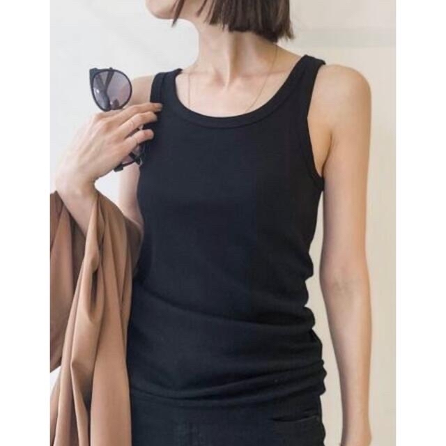 L'Appartement DEUXIEME CLASSE(アパルトモンドゥーズィエムクラス)の新品【GOOD GRIEF!/グッドグリーフ】Tank Top ブラック レディースのトップス(タンクトップ)の商品写真