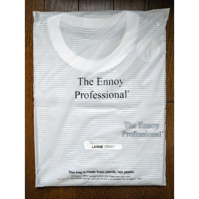 ennoy Tシャツ (WHITE × BLACK) Lサイズ 注目ブランドのギフト www 