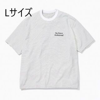 1LDK SELECT   ennoy Tシャツ WHITE × BLACK Lサイズの通販 by