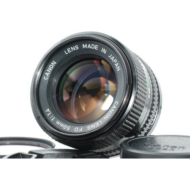 【国際ブランド】 Canon - 標準レンズ 1:1.4 50mm NFD キャノン Canon ☆完動品☆ レンズ(単焦点)