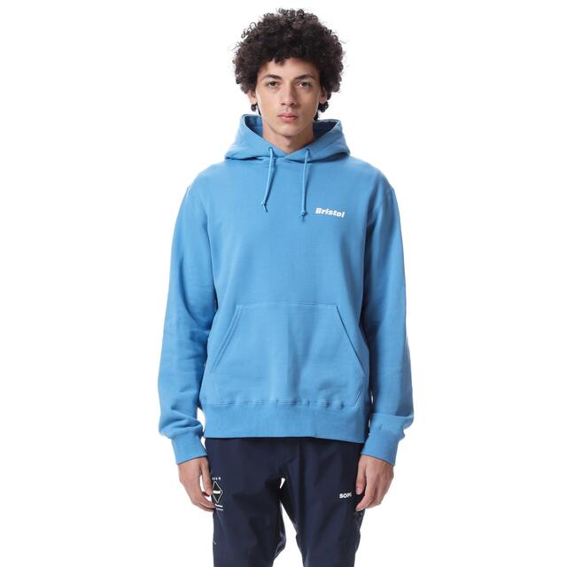 FCRB AUTHENTIC LOGO SWEAT HOODIE ブルーL | veganutris.com.br
