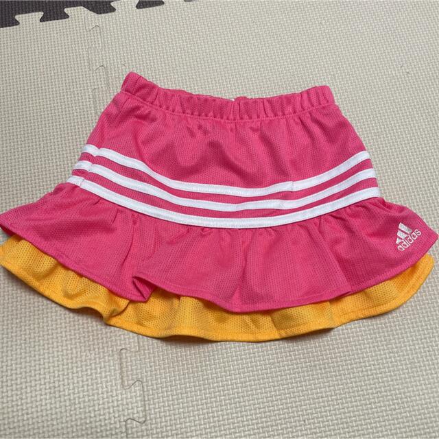 adidas(アディダス)のadidas スカート キッズ/ベビー/マタニティのキッズ服女の子用(90cm~)(スカート)の商品写真