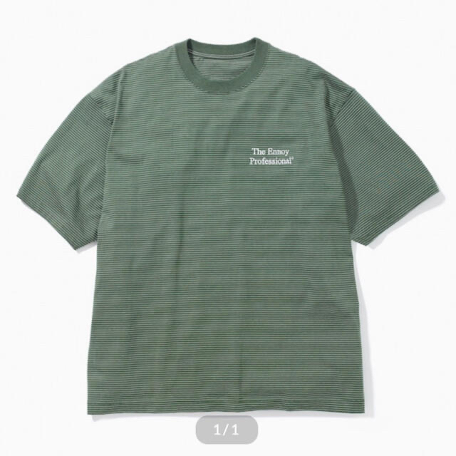 Tシャツ/カットソー(半袖/袖なし)【XL】ENNOY S/S Border T-Shirt