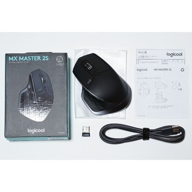 極美品 Logicool MX MASTER 2S 無線マウス MX2100CR スマホ/家電/カメラのPC/タブレット(PC周辺機器)の商品写真