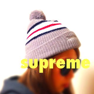 シュプリーム(Supreme)のsupreme★ボンボンニット(ニット帽/ビーニー)