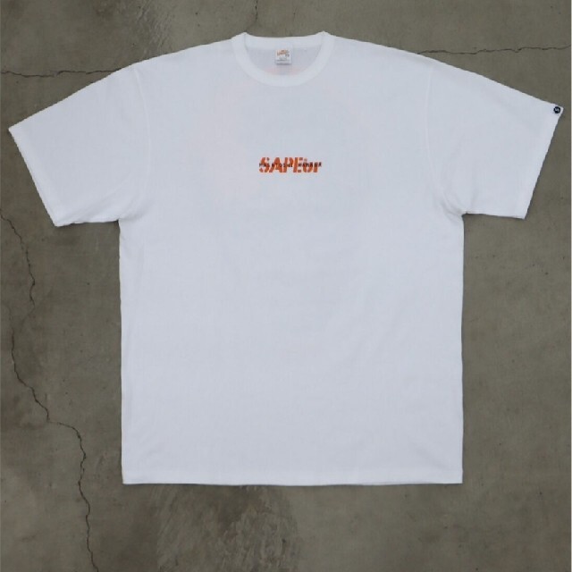 SAPEur X MASATOSHI HAMADA Tシャツ オレンジ