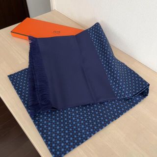 エルメス(Hermes)の美品エルメス総柄ストール☆シルク100%(ストール)