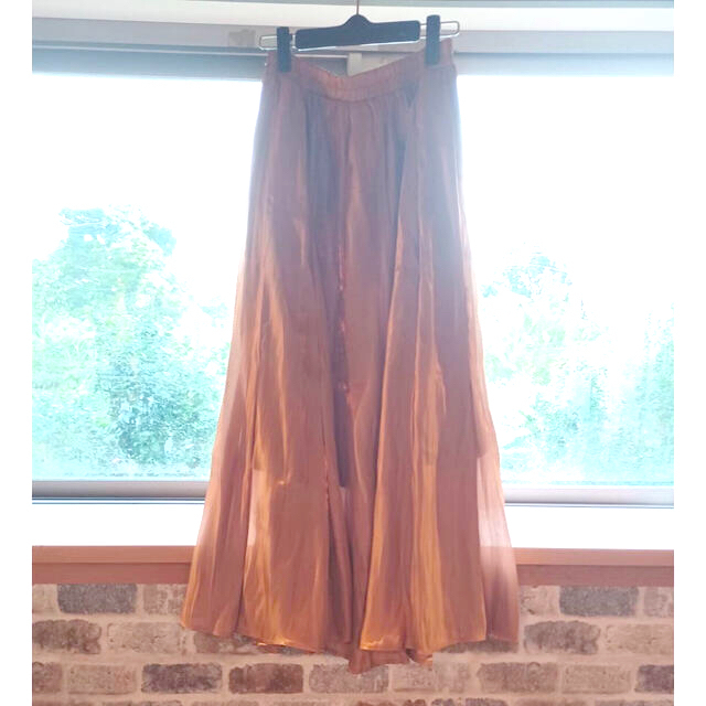 【最終値下げ】新品タグ付　シフォンスカート  レディースのスカート(ロングスカート)の商品写真