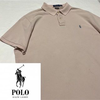 ポロラルフローレン(POLO RALPH LAUREN)の90s 古着 ポロ ラルフローレン 刺繍ロゴ ビッグシルエット ゆるだぼ(ポロシャツ)