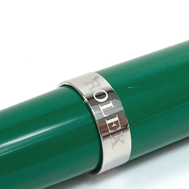 ロレックス ROLEX 王冠マーク 4320088 ノベルティ 非売品 ボールペン プラスチック グリーン 未使用