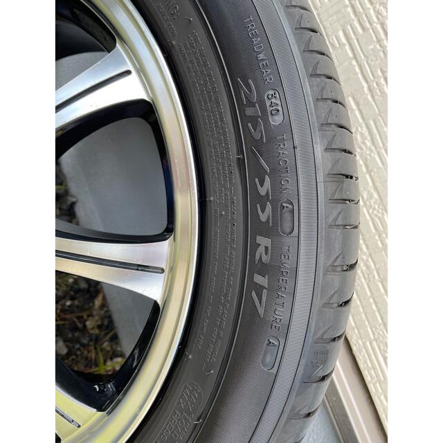 品 6部山　ミシュラン　プライマシー3  215/60R17 4本