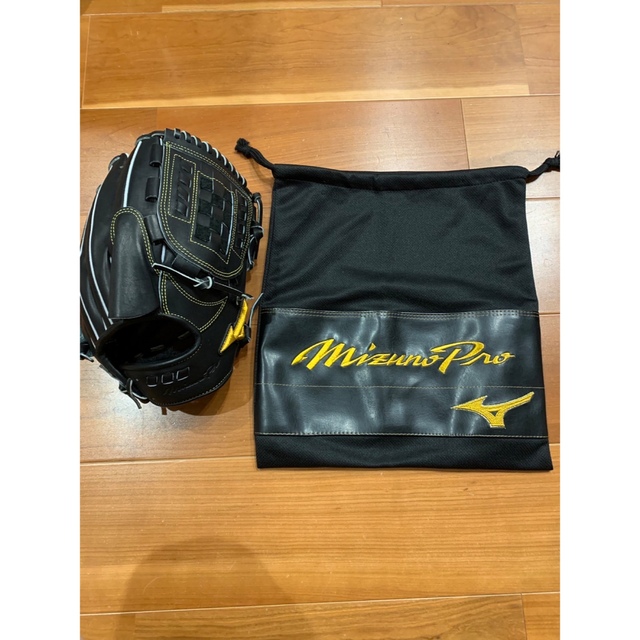 MIZUNO - ☆新品☆未使用☆硬式 投手用 ミズノプロ グローブ 黒