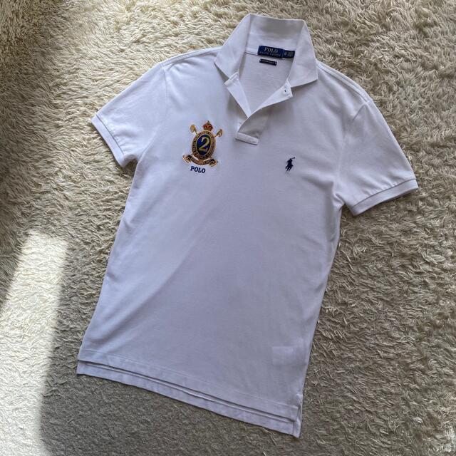 POLO RALPH LAUREN(ポロラルフローレン)のラルフローレン　Ralph Lauren  S位　ポロシャツ　白　ホワイト　美品 メンズのトップス(ポロシャツ)の商品写真