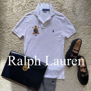 ポロラルフローレン(POLO RALPH LAUREN)のラルフローレン　Ralph Lauren  S位　ポロシャツ　白　ホワイト　美品(ポロシャツ)