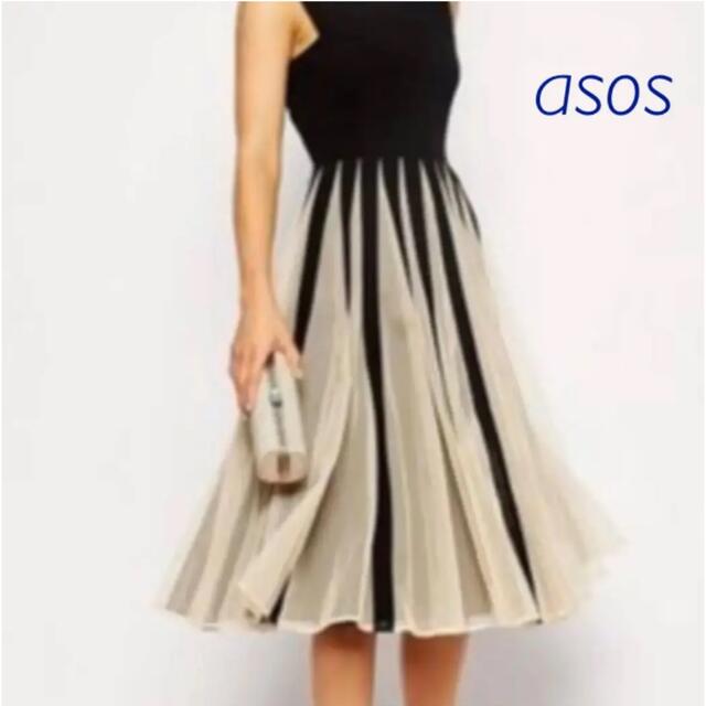 asos(エイソス)のasos エイソス フレアドレス レディースのワンピース(ロングワンピース/マキシワンピース)の商品写真