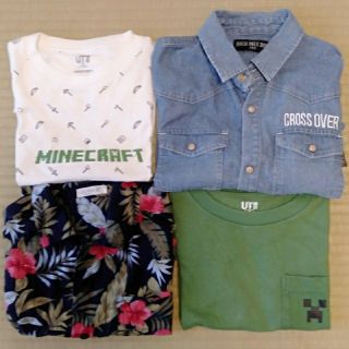 ユニクロ(UNIQLO)の【ユニクロ】140　Tシャツ マイクラ　アロハ(Tシャツ/カットソー)