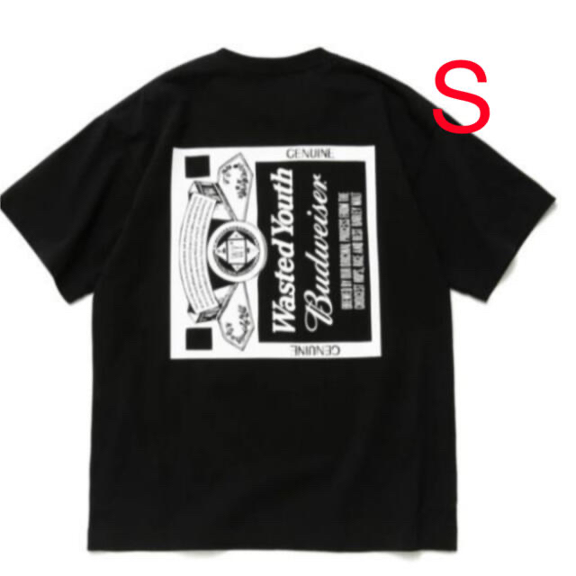 S Wasted Youth Budweiser T-SHIRT - Tシャツ/カットソー(半袖/袖なし)