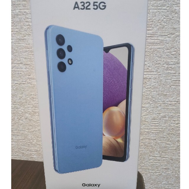 SAMSUNG Galaxy A32 5G SCG08 オーサム ブルー - スマートフォン本体