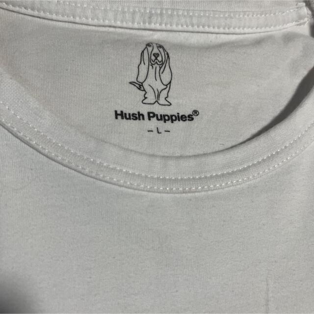 Hush Puppies(ハッシュパピー) マリン布帛AP使い天竺T レシャツL レディースのトップス(カットソー(半袖/袖なし))の商品写真