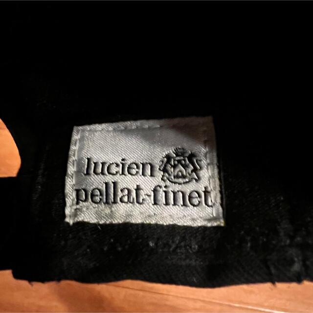 Lucien pellat-finet(ルシアンペラフィネ)のルシアンペラフィネ☻ブラック刺繍キャップ メンズの帽子(キャップ)の商品写真