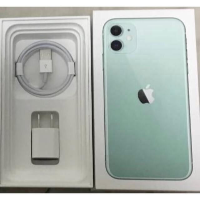 iPhone11 64GB SIMフリー 本体色グリーン 大人気再入荷 スマホ/家電