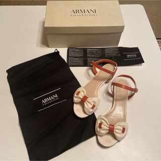 アルマーニ コレツィオーニ(ARMANI COLLEZIONI)のオススメ！お上品なアルマーニ　リボンサンダル(サンダル)